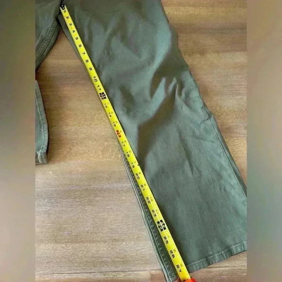 Hudson Remi High Rise Paperbag Jeans in Olive - Picture 12 of 13